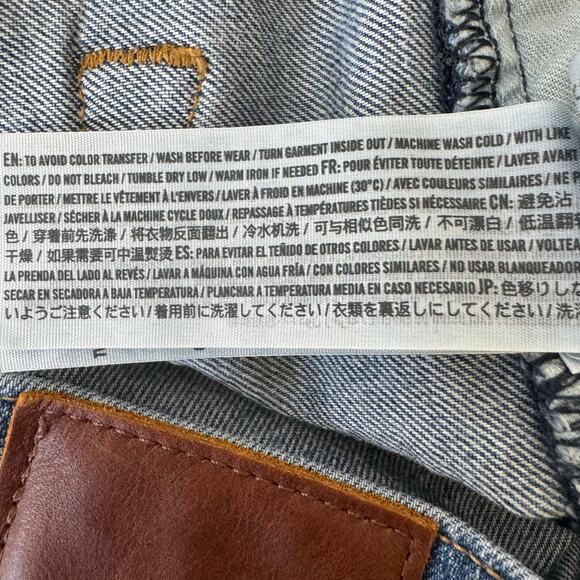 Abercrombie & Fitch Jeans Mens 30/32 Rustin Camo Distressed Athletic Slim Y2K - Picture 13 of 14